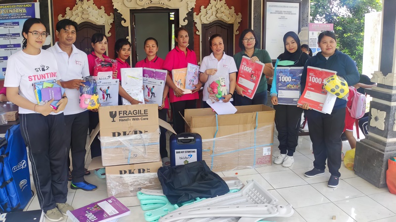 Bantuan BKB Kit Stunting Maksimalkan Pemantauan Tumbuh Kembang Anak di Kelompok BKB Arca Dwipa
