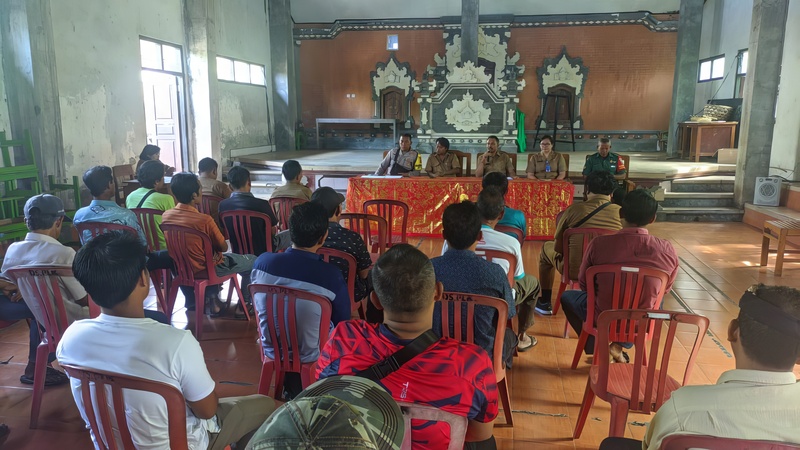Perbekel Pulukan Pimpin Rapat Koordinasi: Menuju Desa Aman, Bersih, dan Sejahtera