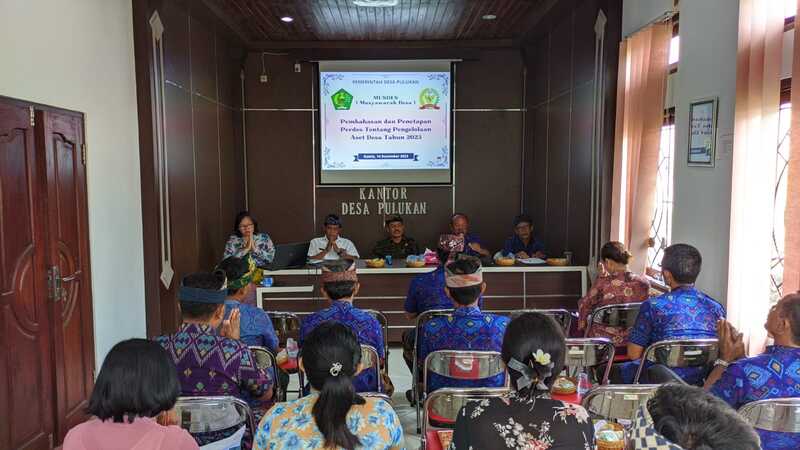MusDes Penetapan Perdes Pengelolaan Aset Desa