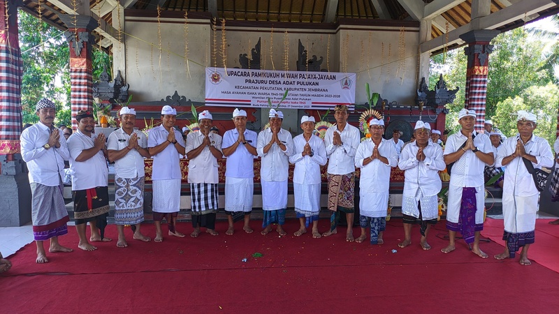 Pengukuhan/Pelantikan Bendesa Adat Pakraman Pulukan Masa Bakti 2023 - 2028