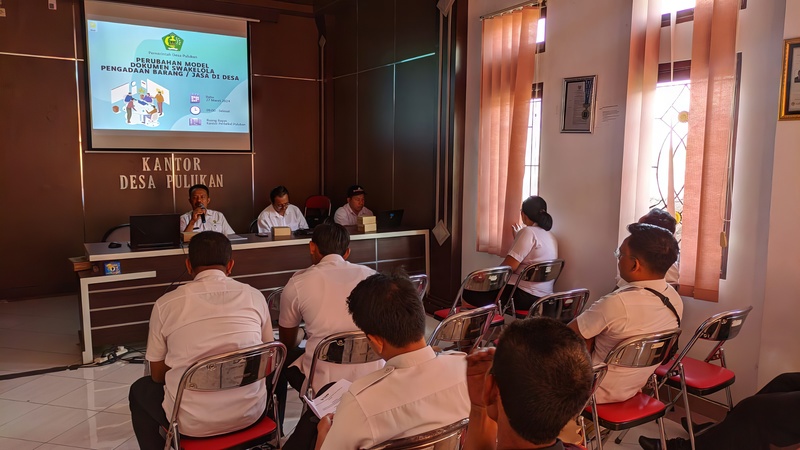 Sosialisasi Perubahan Model Dokumen Swakelola Pengadaan Barang / Jasa di Desa