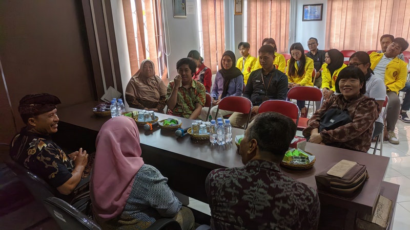 Kunjungan BPS, Dosen, serta Mahasiswa UI dalam Pembinaan Desa Cantik di Desa Pulukan
