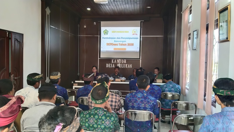 Musdes Pembahasan dan Penyempurnaan Rancangan RKP Desa Tahun Anggaran 2025