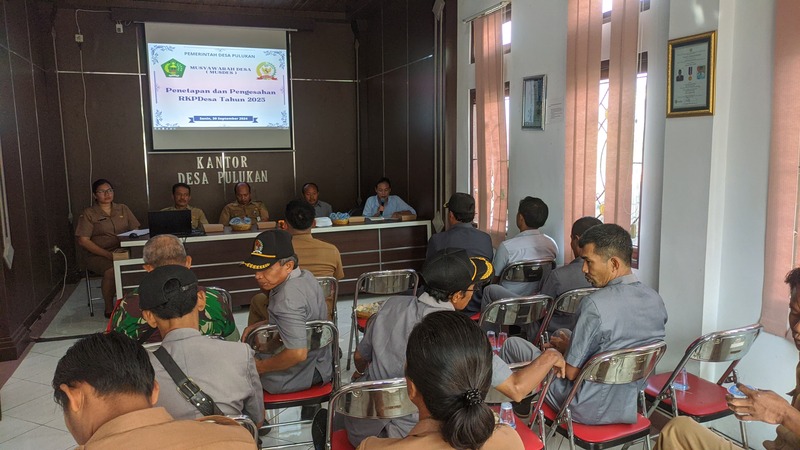 Penetapan dan Pengesahan RKPDesa Tahun 2025 Desa Pulukan