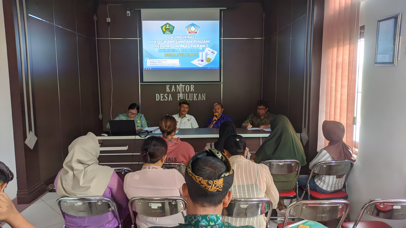 Launching Program Simpan Pinjam Kelompok Masyarakat BUMDesa Tri Buana Desa Pulukan