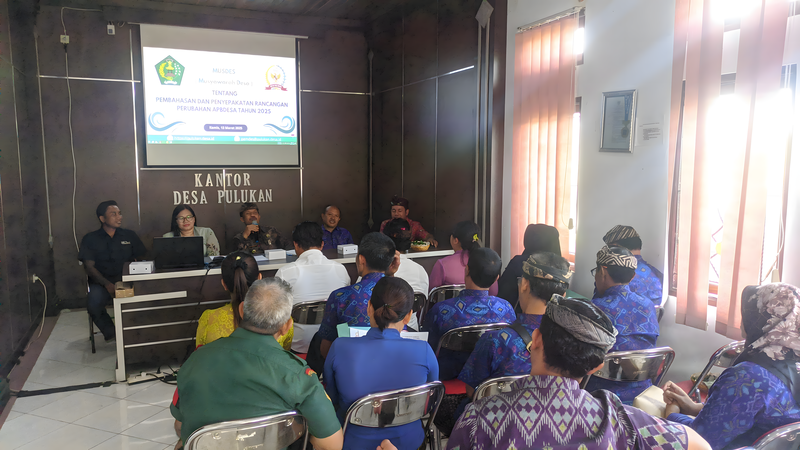 Musrenbangdes Tentang Pembahasan dan Penyepakatan Perubahan RKP Desa Tahun 2025
