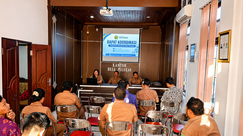 Rapat Koordinasi Pendataan Perlinsos Desa Pulukan
