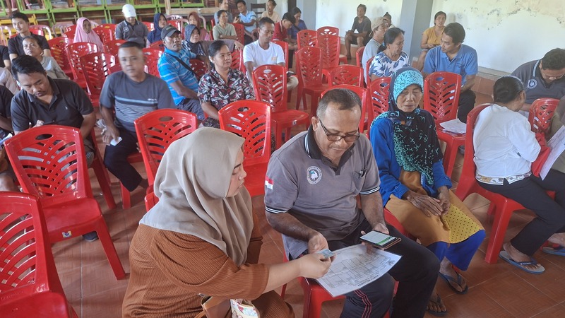 Pendataan Perlinsos Serentak Kabupaten Jembrana di Desa Pulukan
